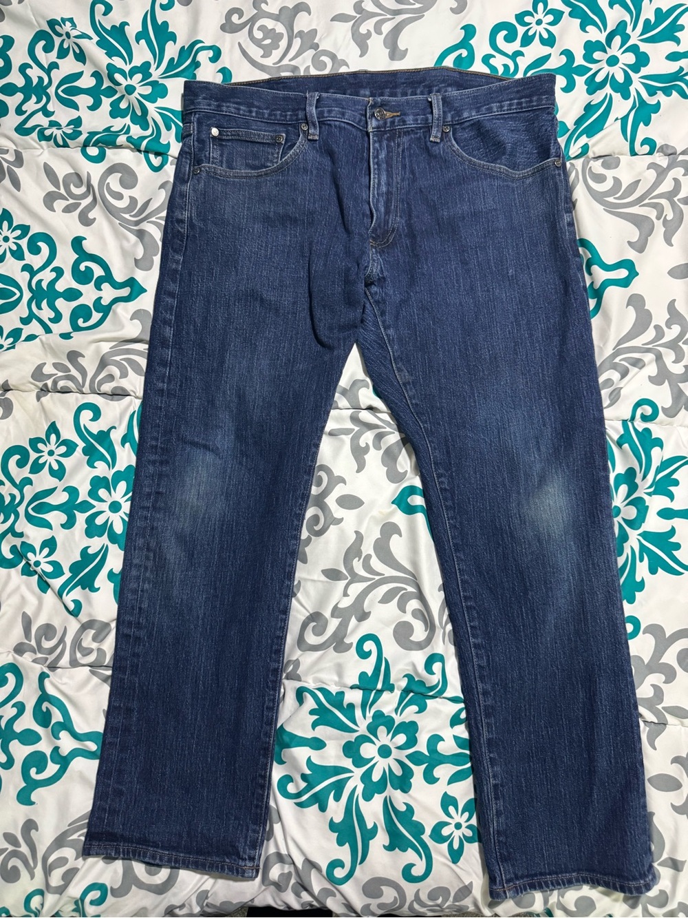 Brooks Brothers Dark Blue Straight Fit Jeans 38/30